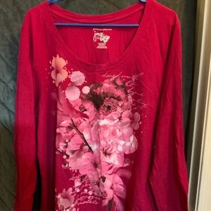 Just My Style 2X Long Sleeve Woman’s Shirt